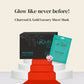 Red Carpet Sheet Mask-Charcoal & Gold Glow Treatment (5 one-time use masks)