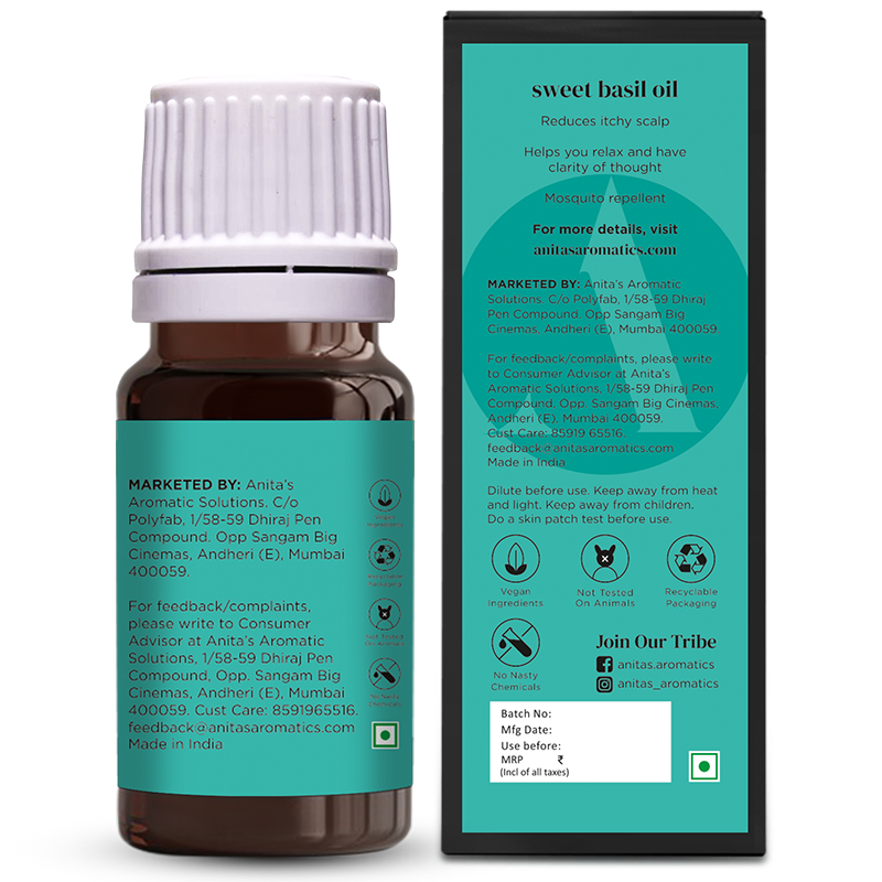 Sweet Basil Essential Oil